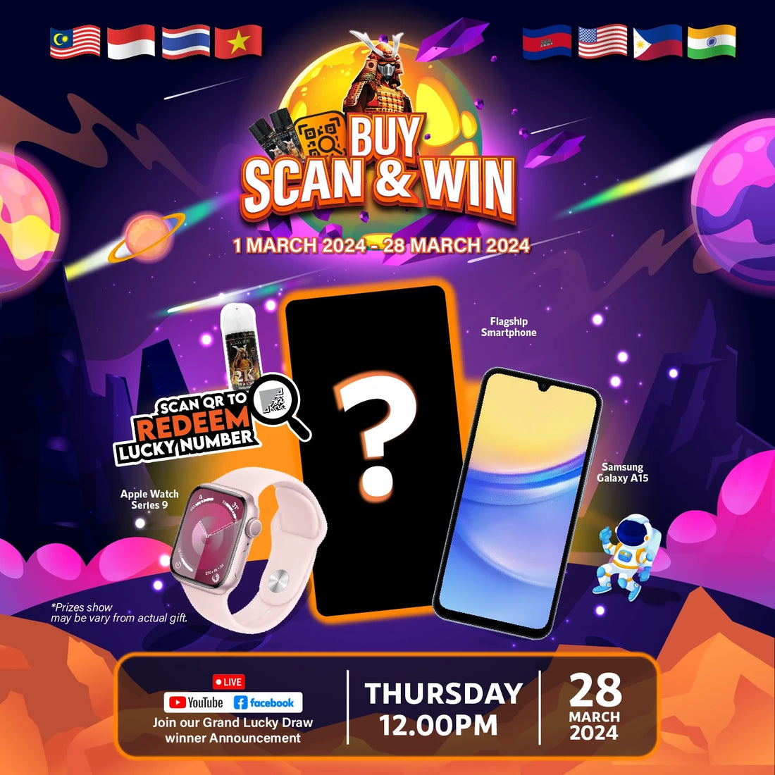 [ BUY, SCAN & WIN ] - Score an Exclusive Flagship Smartphone!