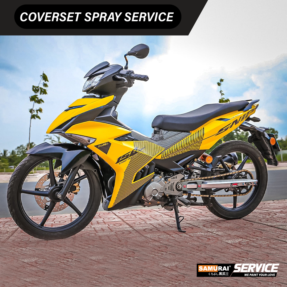 Motorcycle Cover Set Spray